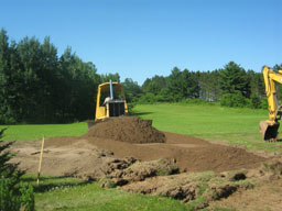 Kadlec Excavating bulldozer.