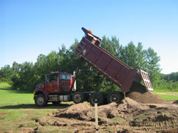 Kadlec Excavating dumptruck.